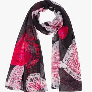 Desigual Bolacors Large Rectangular Scarf